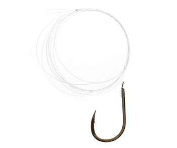 Крючок с поводком F-fishing Sherman Pro Carp Ready Rigs Size 12    0,128мм 80см