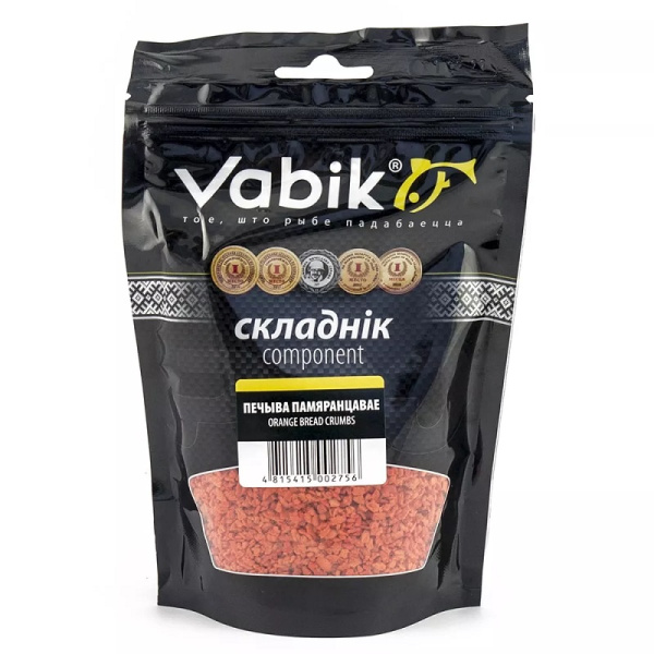 Компонент прикормки Vabik  Печиво 150 г (оранжевая) 1