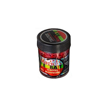 Мотыль искуственный  Traper Magic Bait  (Красный) 
