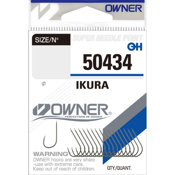 Крючки с лопаткой Owner Ikura Size 12 Brown 