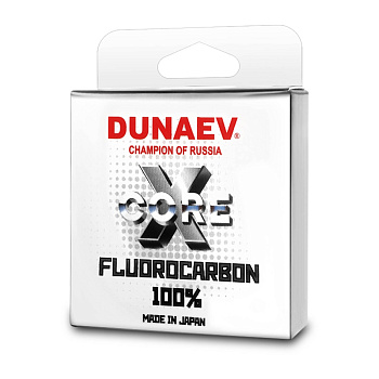 Леска Dunaev Fluorocarbon  30м 3кг/0,165мм Прозрачная 