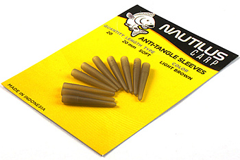 Хвостовик к быстросъемному вертлюгу Nautilus Anti-Tagle Sleeves 2см Brown