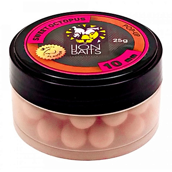 Бойлы плавающие Lion Baits   Sweet Octopus 10мм 25 г (Сладкий-осьминог) 