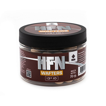Бойлы нейтральные VS Baits Wafters  HFN 10x13мм  70 г (Креветка+земляника) 
